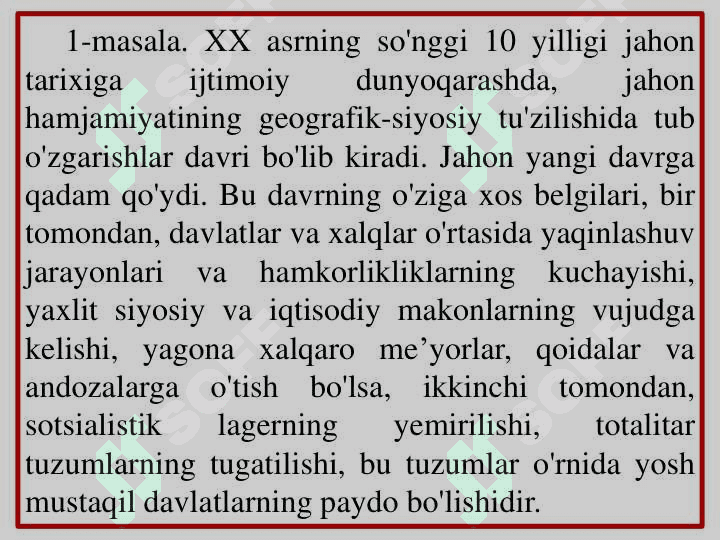 O'zbekiston va jahon hamjamiyati 7