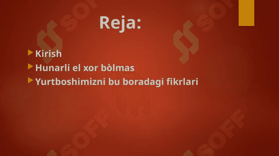 Hunarli el xor bo'lmas 2