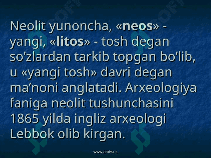 Neolit davri arxeologiyasi 5
