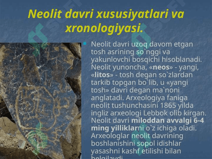 O`rta Osiyoda Neolit davri 2