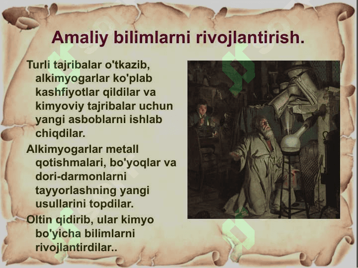 ILK KASHFIYOTLAR VA IXTIROLAR 8