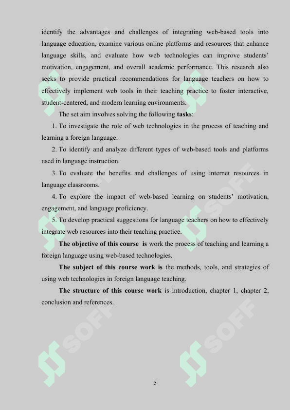 THE USE OF WEB IN THE TEACHING A FOREIGN LANGUAGE 4
