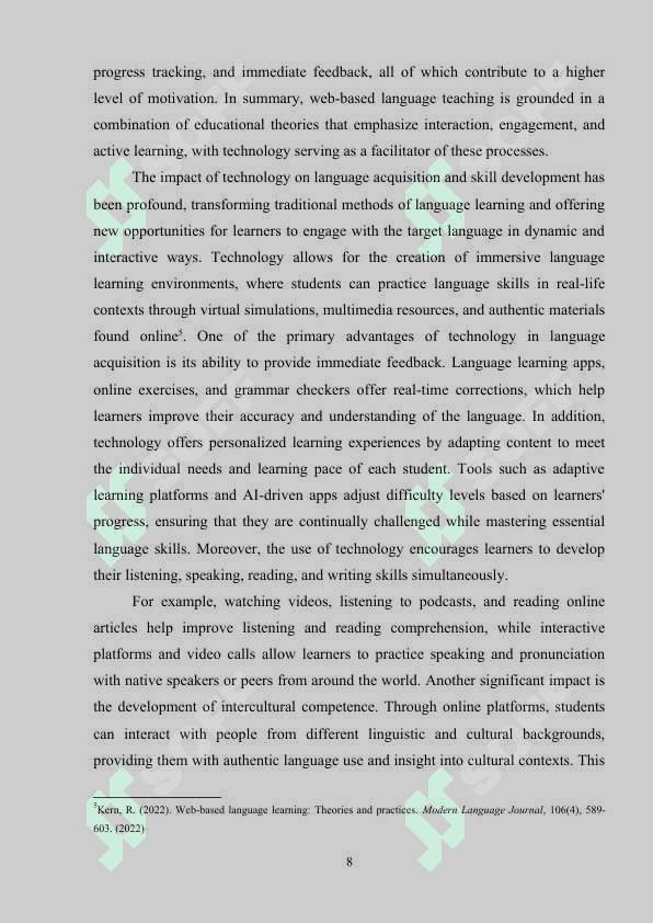 THE USE OF WEB IN THE TEACHING A FOREIGN LANGUAGE 7