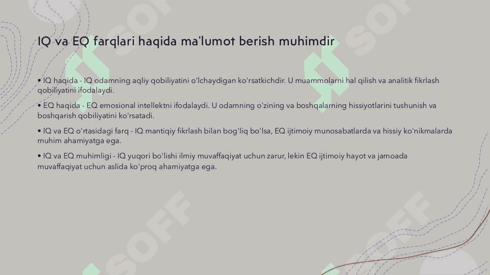 IQ va EQ haqida 3