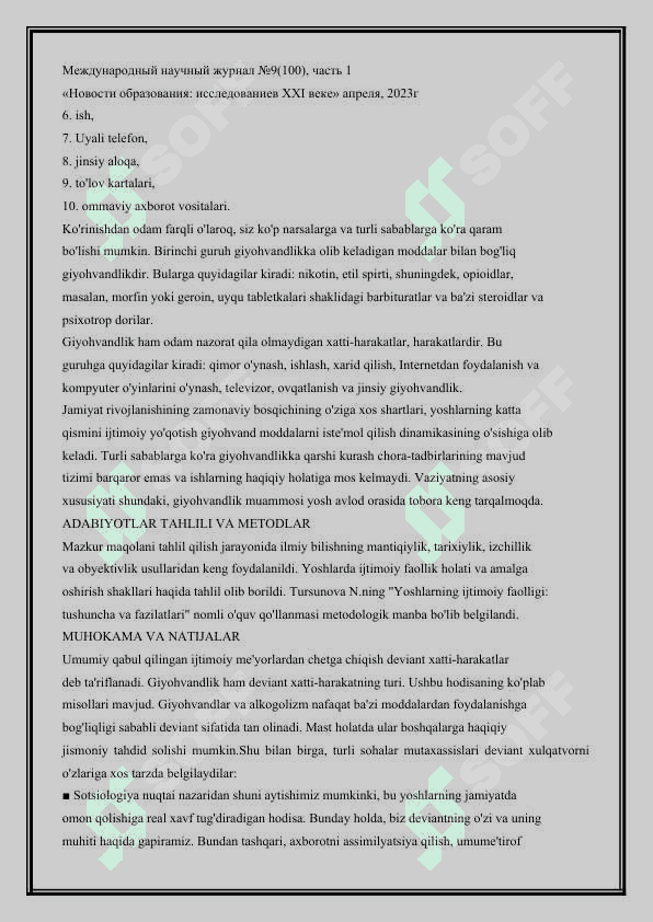 KIMYOVIY QARAMLIK TURLARI 4