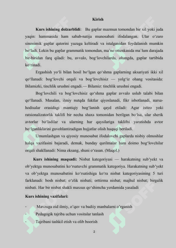 PUBLISTIK USLUBDAGI MATNLARDA SODDA GAPLAR 2