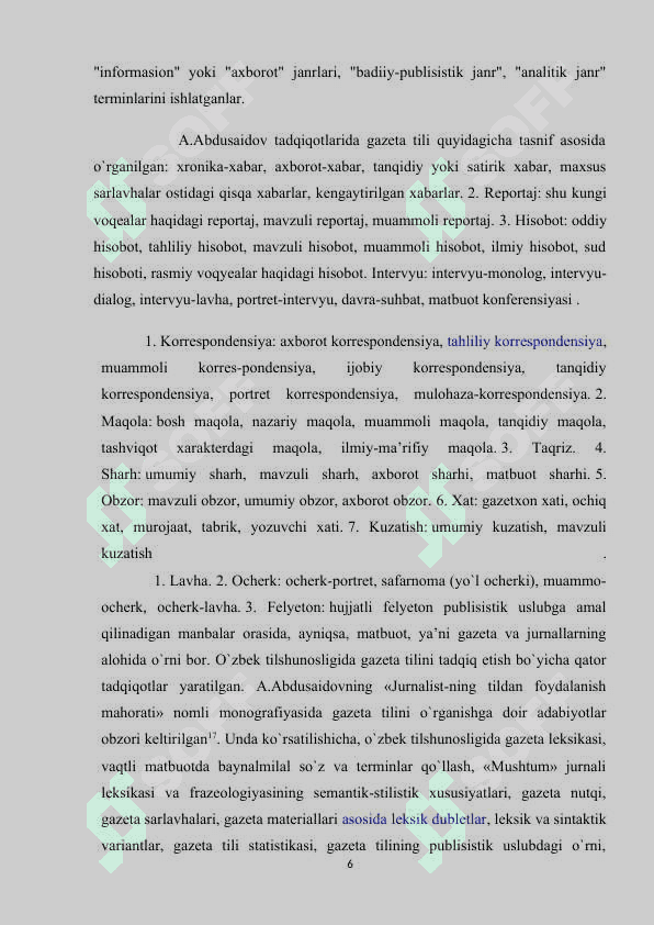 PUBLISTIK USLUBDAGI MATNLARDA SODDA GAPLAR 6