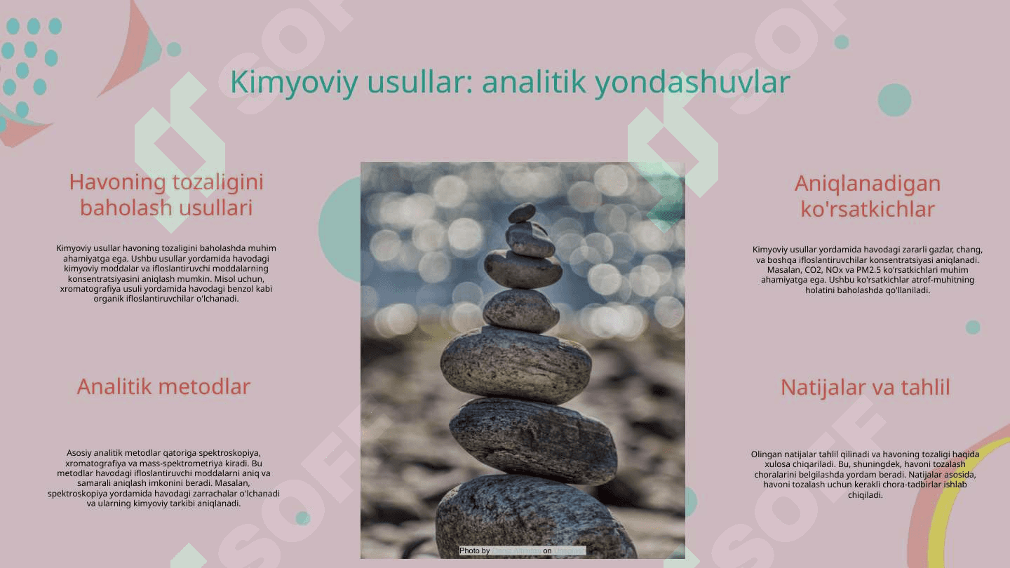Xonalarning havosini tozaligini tekshirish va baholash 6