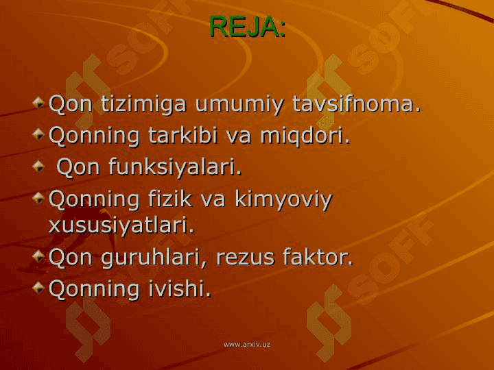 QON FIZIOLOGIYASI 2