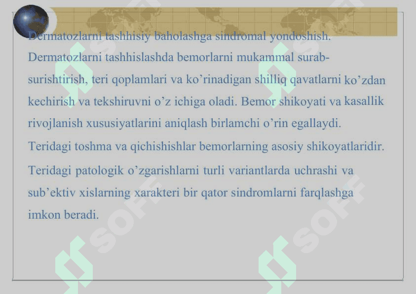 TERINING DERMATOZLAR NASLIY KASALLIKLARI QANDSIZ DIAPED KASALLIGI 5