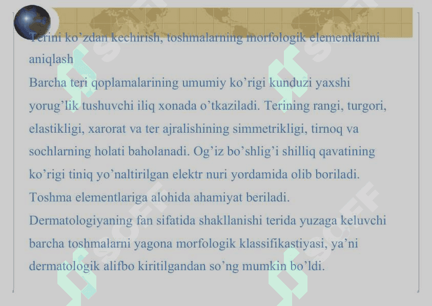 TERINING DERMATOZLAR NASLIY KASALLIKLARI QANDSIZ DIAPED KASALLIGI 8