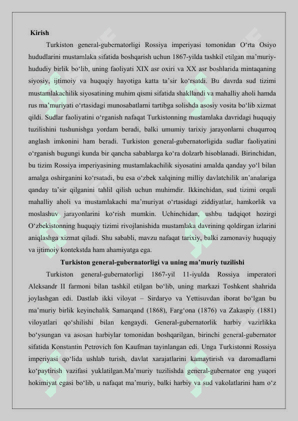 Turkiston general-gubernatorligida sudlar faoliyati 25 2