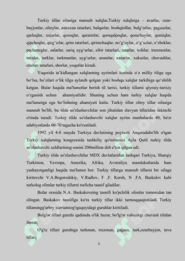 Turkman tilining morfologik xususiyati 5
