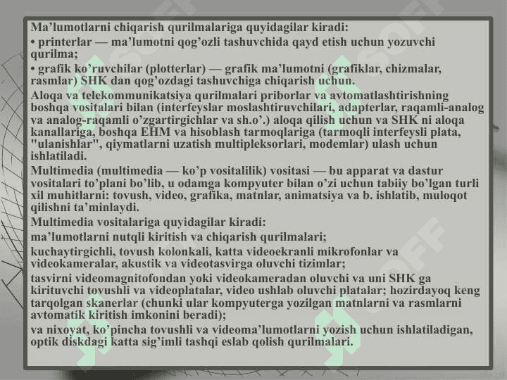 kompyuter tashqi qurilmalari 5