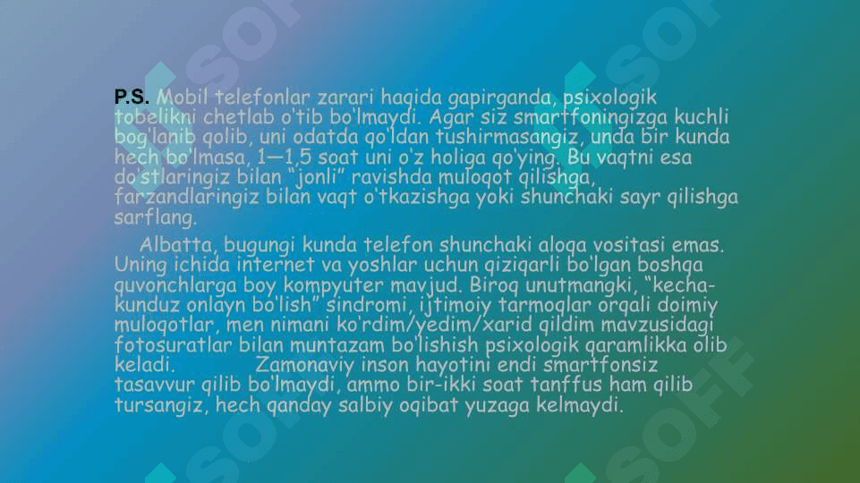 Mobil telefonning zararlari 4