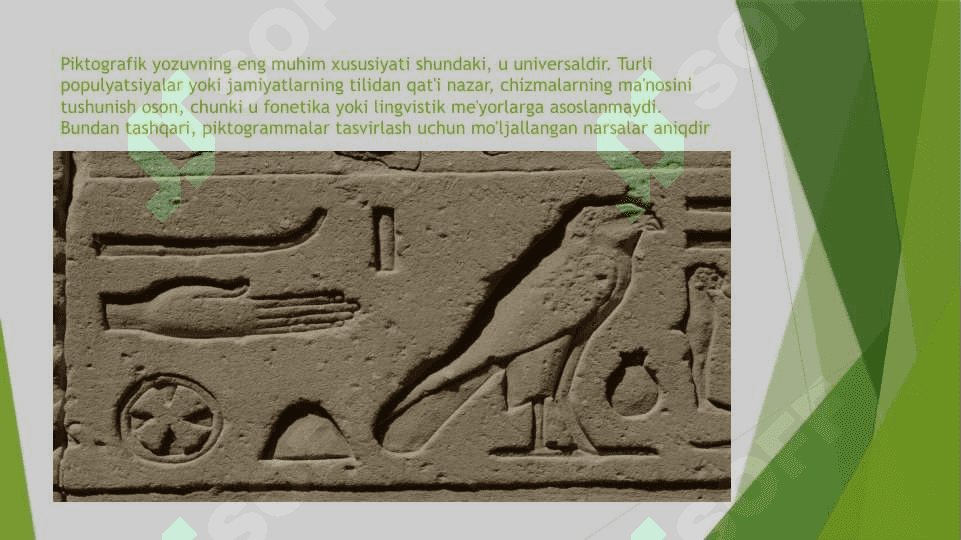 Piktografik yozuvlar tasnifi 4