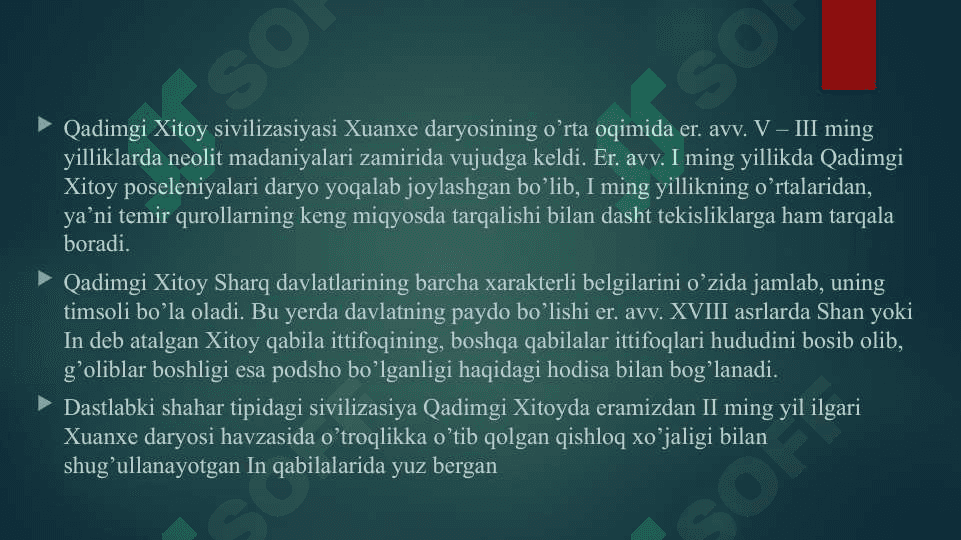 Xitoy sivilizatsiyasi 2