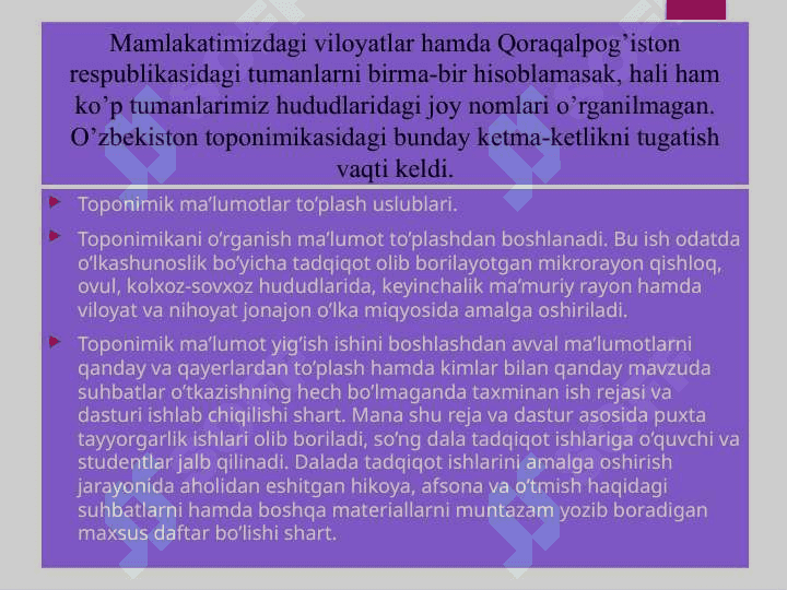 TOPONIMIK MANBALARNING 5