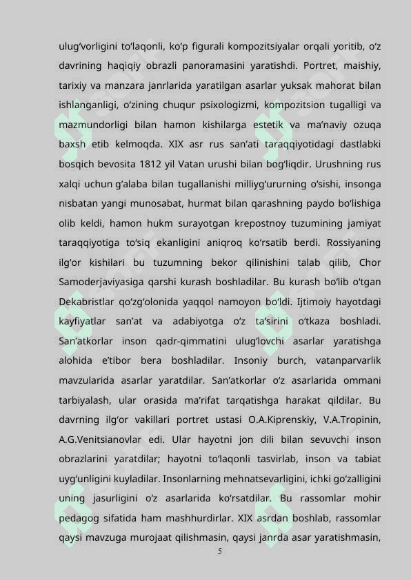 XVIII ASR OXIRLARIDA ROSSIYANING ICHKI VA TASHQI SIYOSATI 5