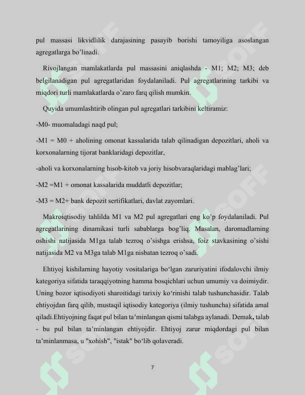 Pul bozorida muvozanat 7