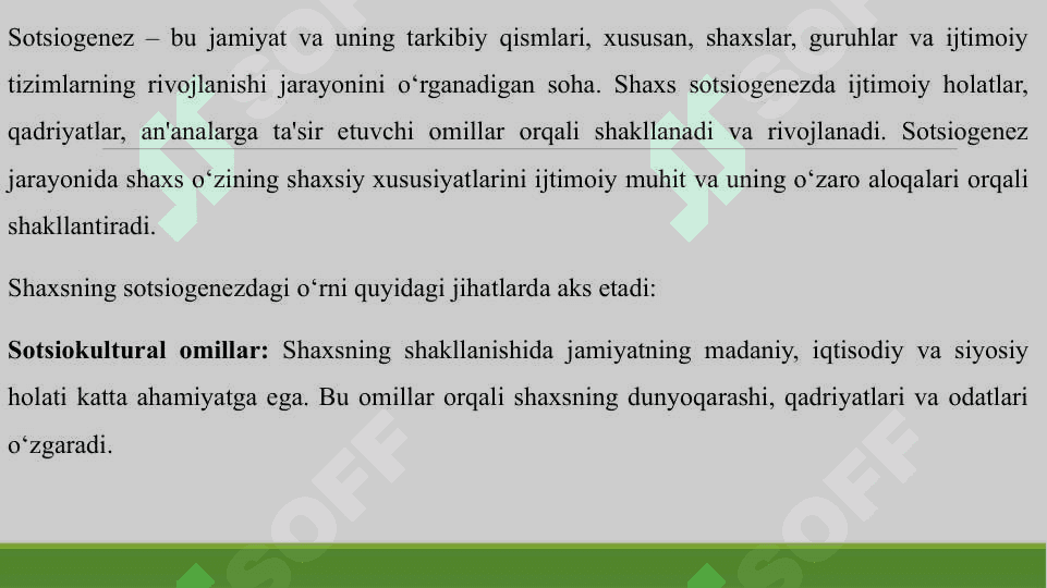 SOTSIOGENEZDA SHAXS 3