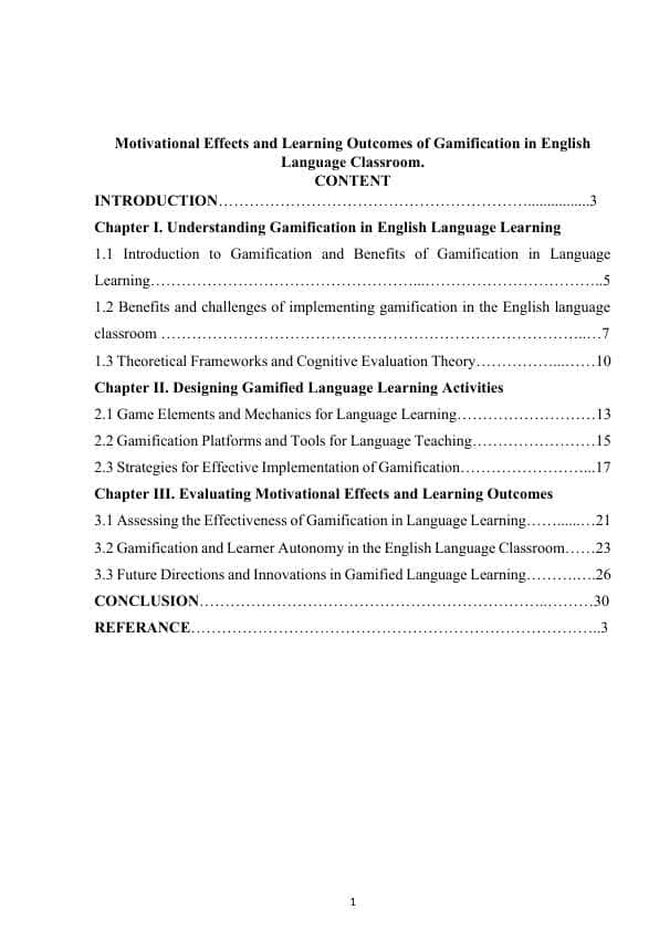 Motivational Effects and Learning Outcomes of Gamification in English Language Classroom.