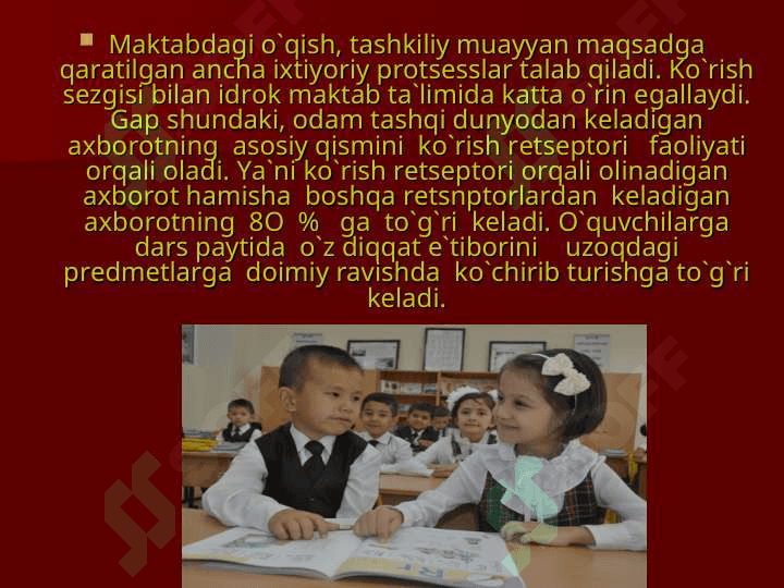 Boshlang`ich maktab yoshidagi bolalarni ta`limda psixologik tayyorgarlik darajasini aniqlash 4