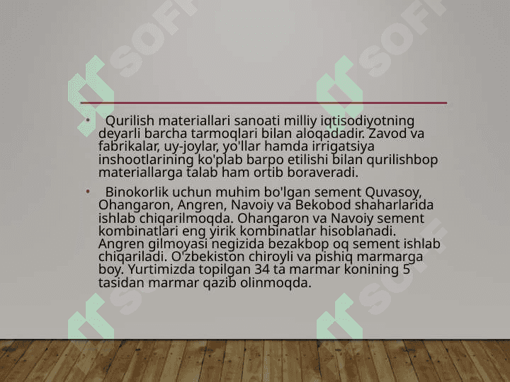 Qurilish materiallari sanoati 2