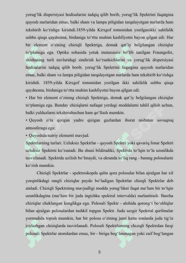 ATOMLARNING NURLANISH SPEKTRI VA UNING TURLARI 5