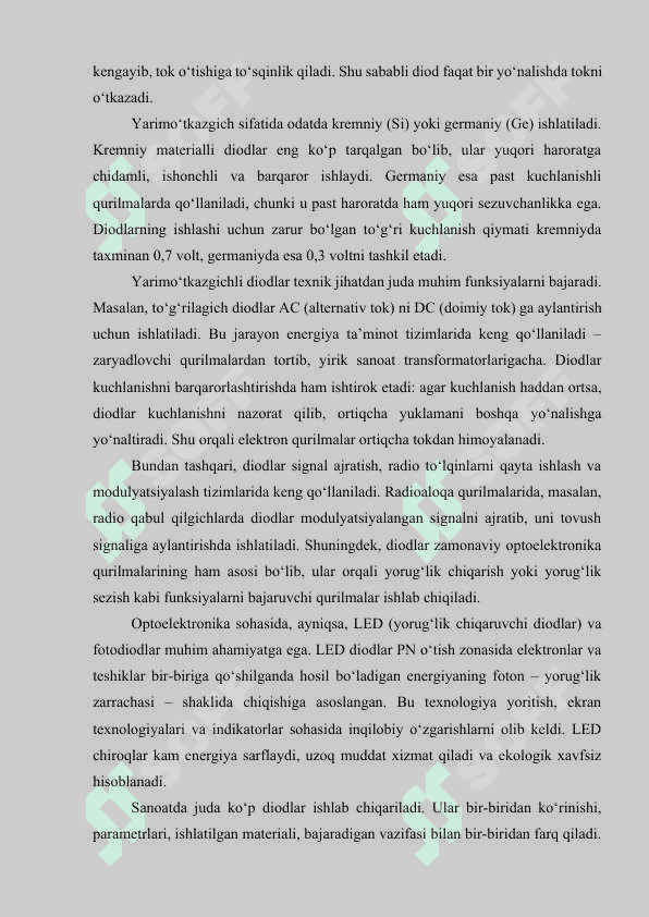 Fotodiod va nurlanuvchi diodlar 6