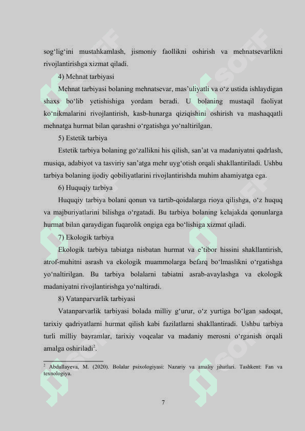 Tarbiya turlari va ularning bola rivojlanishiga ta'siri 7