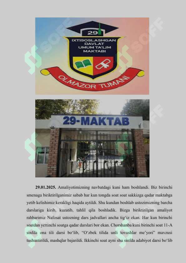 Pedagogik amaliyot hisoboti 4
