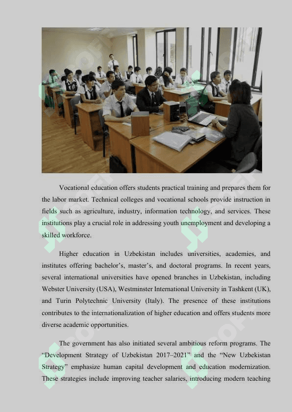 EDUCATION SYSTEM IN UZBEKISTAN 3