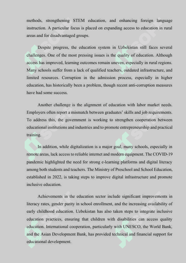 EDUCATION SYSTEM IN UZBEKISTAN 4