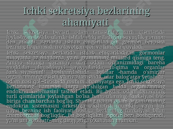 Ichki sekretsiya bezlari 4
