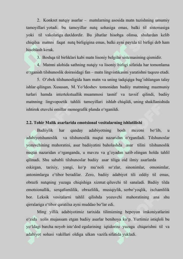 Tohir Malik asarlarida emotsional gaplar 7