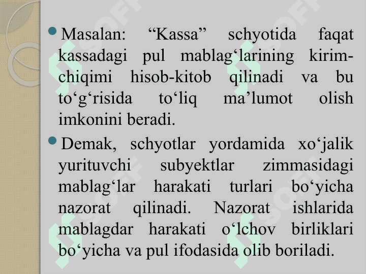 Sintetik va analitik schyotlar 4