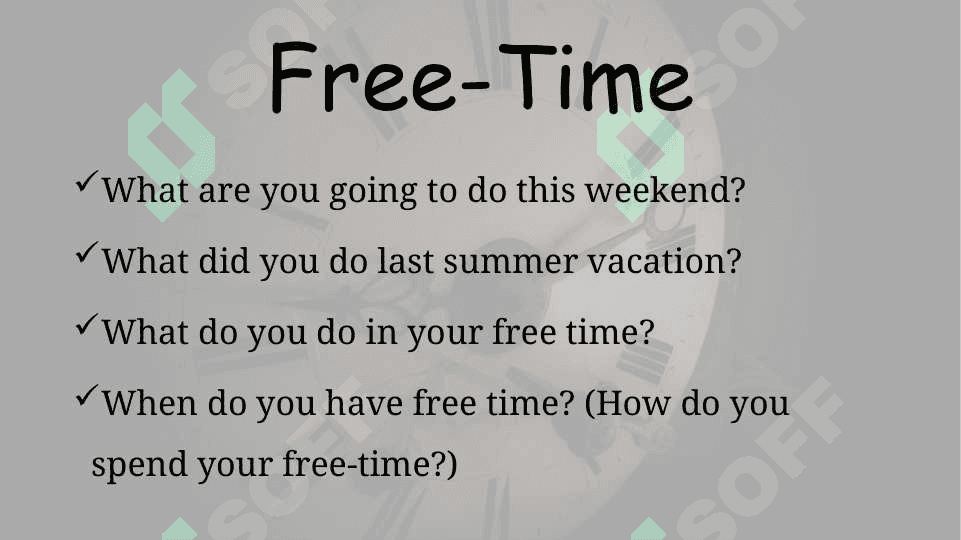 Free-time activities 5