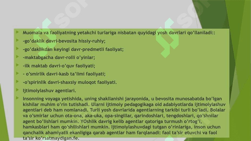 Ijtimoiylashuv omillari va vositalar 7