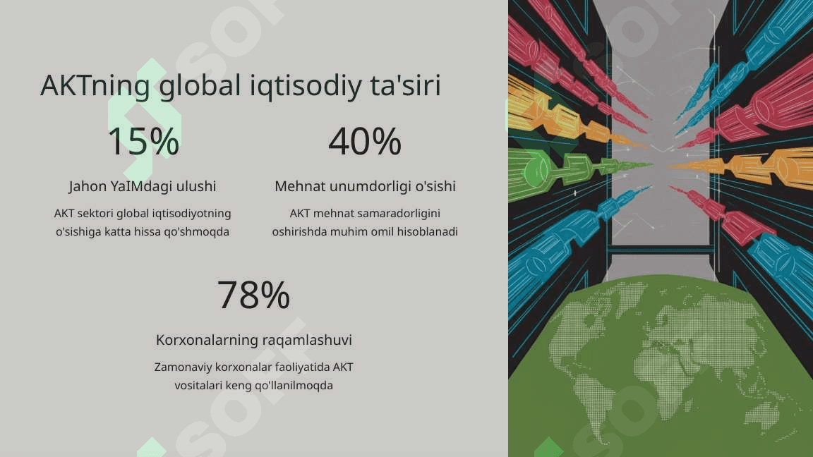 Axborot-kommunikatsiya texnologiyalarining iqtisodiyotdagi o'rni 3