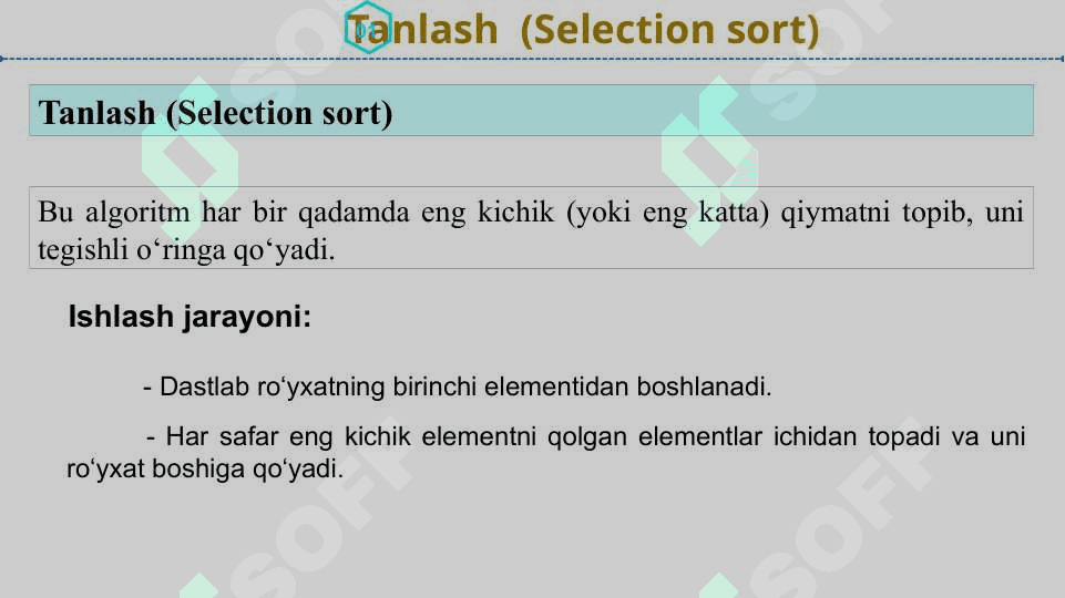 Saralash algoritmlari 5