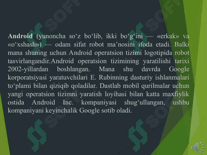 Android va IOS tizimida ovozli va video fayllar yaratish 8
