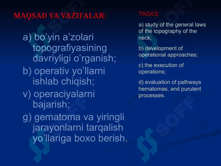 Boʻyin sohasining klinik anatomiyasi. 4
