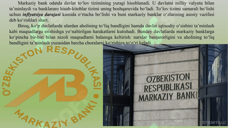 Zamonaviy moliyaviy tashkilotlar 3