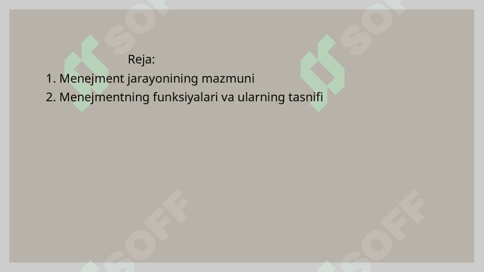 Sanoat korxonasi, uning menejmenti. 2