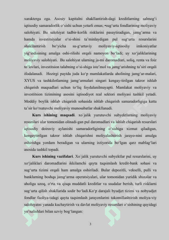 Davlat moliyasining mohiyati va ahamiyati 3