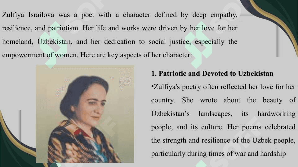 Zulfiya Israilova life (1915-1996) 4