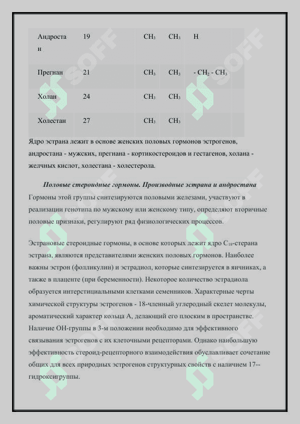 Стероиды строения свойства 4