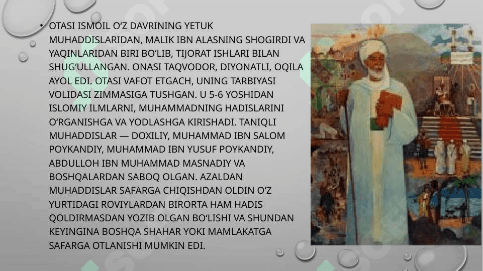 Imom al-Buxoriy, Imom at-Termiziy 4
