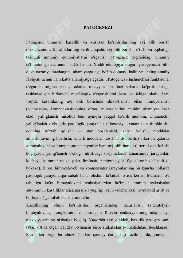 Kasallik xaqida umumiy tushuncha 4